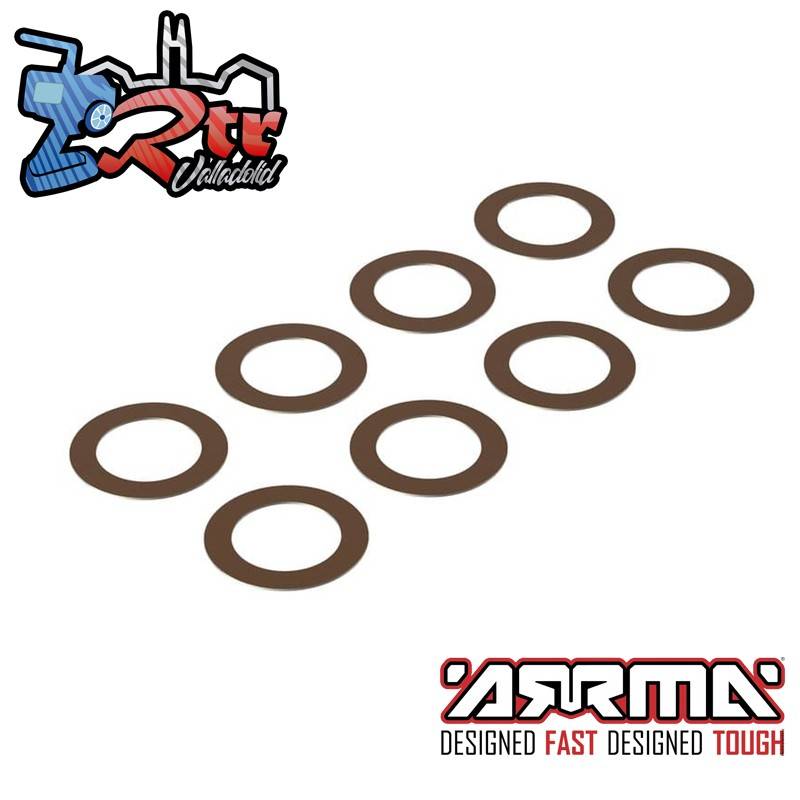 Arandela de ajuste 8x12x0.2mm Arrma ARA709064