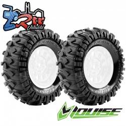 Ruedas Louise Crawler 1.9" CR-ROWDY-Class 1 1/10 Solo Goma LR-T3347VI