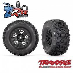 Ruedas Traxxas Sledgehammer 2.8 12mm Negro Traseros TRA3778