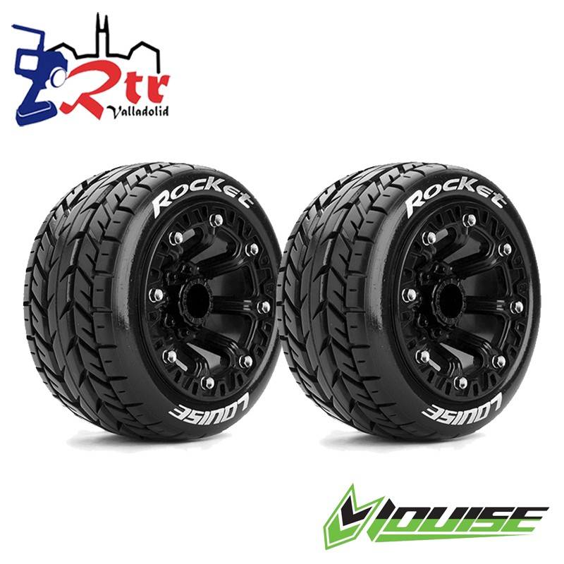 Ruedas 12mm 1/16 Louise ST-ROCKET Pegadas Rellenas