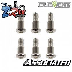 Tornillos con reborde Enduro, M3x10 mm Asociated EL42070