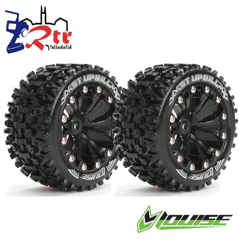 Ruedas 12mm Truggy 1/10 Louise ST-UPHILL 0 Outset Pegadas Rellenas