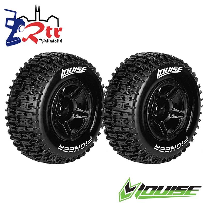 Ruedas 12mm SC 1/10 Louise SC-PIONEER Pegadas Rellenas