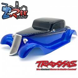 Carrocería TRAXXAS Factory Five '33 Hot Rod Coupe completa Azul pintada TRA9333X