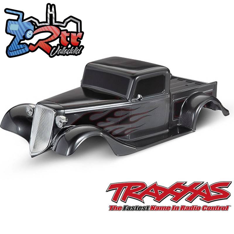 Carrocería TRAXXAS Factory Five '35 Hot Rod Truck completa Gris Oscuro pintada TRA9335X