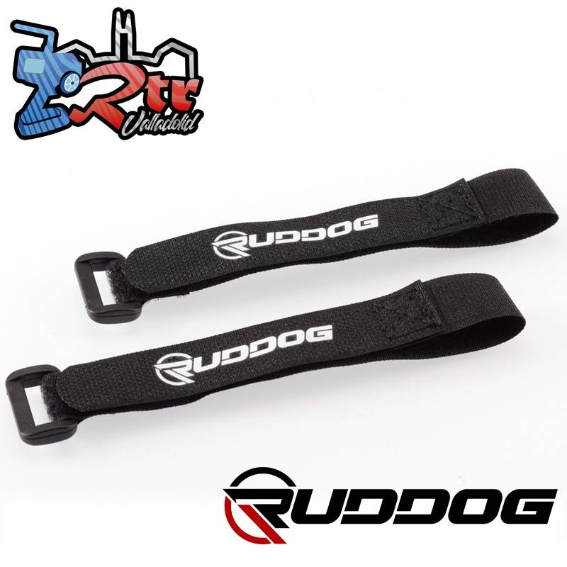 Correa de gancho y bucle para batería RUDDOG (2 piezas)