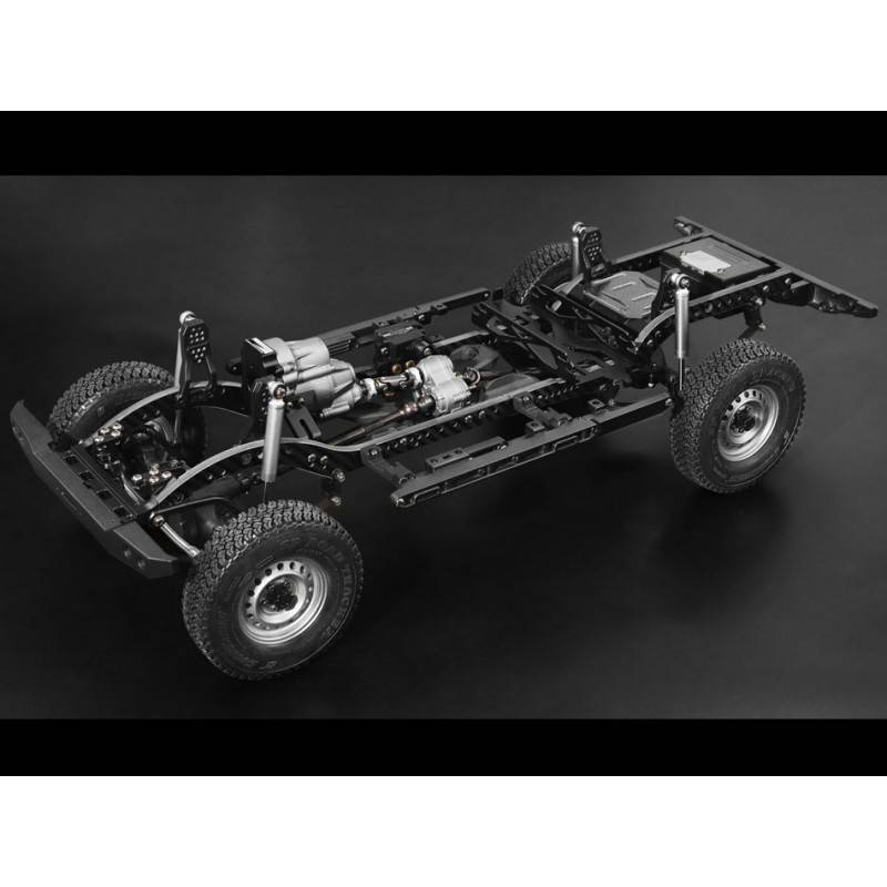 Chasis Boom Racing BRX02 1/10 4WD con 4 links para carroceria Team Raffee D110