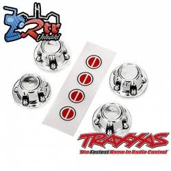 Tapas centrales, rueda cromadas Traxxas TRA8176