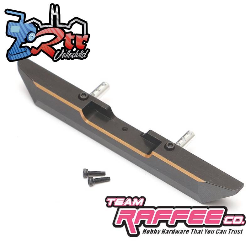 Parachoques trasero de latón para Axial SCX24 Team Raffee Co.