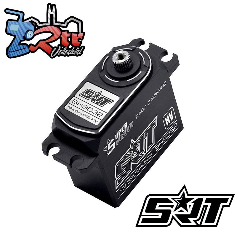 Servo SRT BH9032 HV 30.0kg/0.12sec 7.4v Brushless Piñoneria Metálica Caja de aluminio CNC de alta velocidad