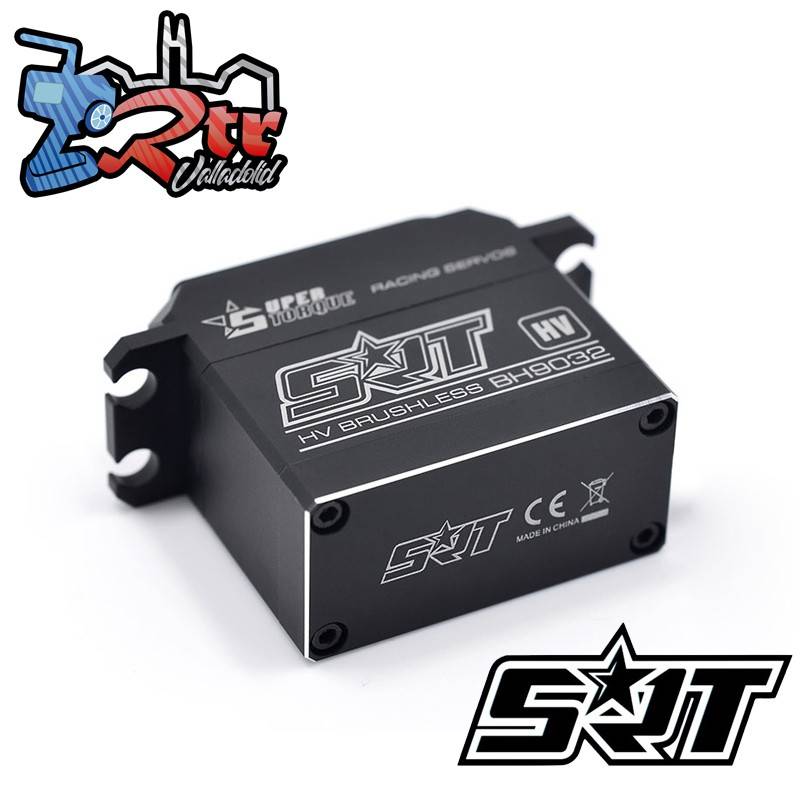 Servo SRT BH9032 HV 30.0kg/0.12sec 7.4v Brushless Piñoneria Metálica Caja de aluminio CNC de alta velocidad