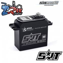 Servo SRT BH9037 HV 35.0kg/0.14sec 7.4v Brushless Piñoneria Metálica Caja de aluminio CNC de alta velocidad