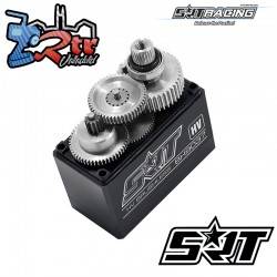 Servo SRT BH9037 HV 35.0kg/0.14sec 7.4v Brushless Piñoneria Metálica Caja de aluminio CNC de alta velocidad