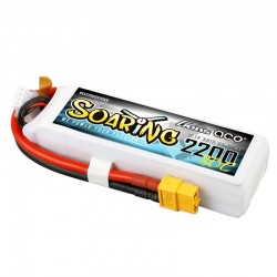 Batería Lipo Soaring Mini 2200Mha 11,1V 3S1P 30C XT60 GensAce