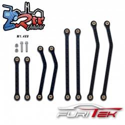 Juego de enlaces Furitek de Carboo con altura para SCX24 corto