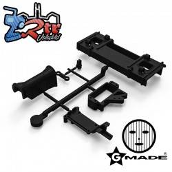 Bandeja de batería y árbol de piezas de transmisión Gmade GM60018