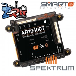 Receptor Spektrum AR10400T de telemetría PowerSafe de 10 canales