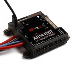 Receptor Spektrum AR14400T telemetría PowerSafe de 14 canales