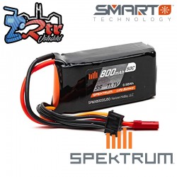 Spektrum SMART LiPo 800mAh 11.1V 3S 50C Caja Dura Conector JST
