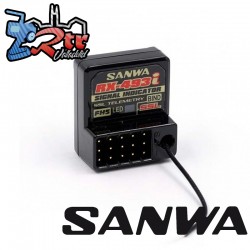 Receptor de telemetría Sanwa RX-493i (FH5/FH5U) a prueba de agua con indicador de señal
