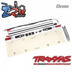 Juego de luces DragSlash con molduras Cromo Negro Traxxas TRA9497R