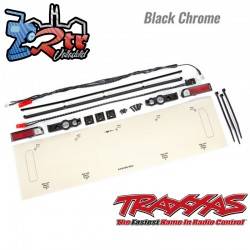 Juego de luces DragSlash con molduras Cromo Negro Brillante Traxxas TRA9497X