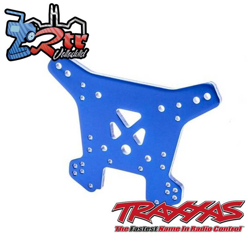 Torre de choque, trasera, aluminio 6061-T6 anodizado azul Traxxas TRA9538