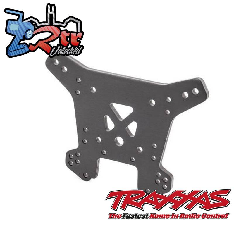 Torre de choque, trasera, aluminio 6061-T6 anodizado Gris Traxxas TRA9538A