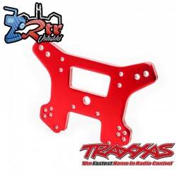 Torre de choque, delantera, aluminio 6061-T6 anodizado Rojo Traxxas TRA9539R