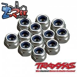 Tuercas, bloqueo de nailon de 3 mm, 12 unidades Traxxas TRA2745X