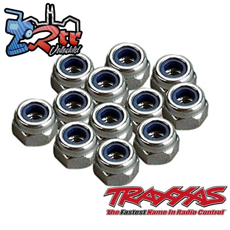 Tuercas, bloqueo de nailon de 3 mm, 12 unidades Traxxas TRA2745X