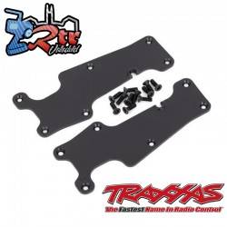 Cubiertas de brazo de suspensión negras delanteras Traxxas TRA9633