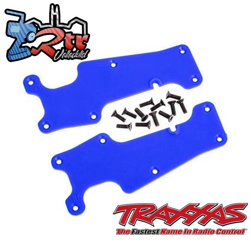 Cubiertas de brazo de suspensión Azul delanteras Traxxas TRA9633X