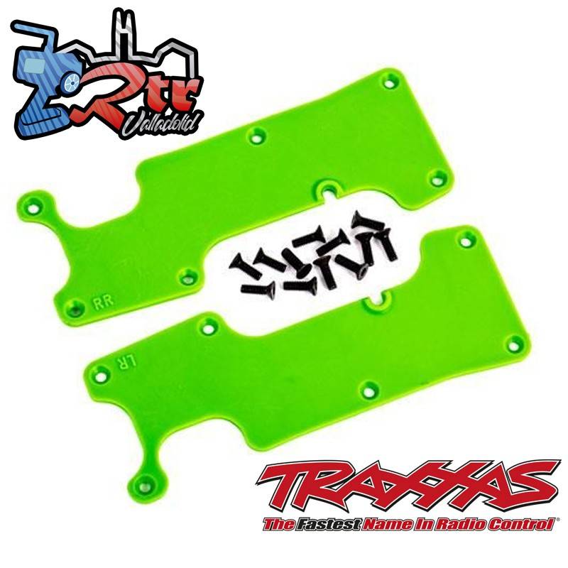 Cubiertas de brazo de suspensión Verdes traseras Traxxas TRA9634G