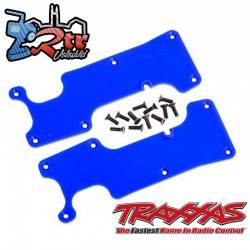 Cubiertas de brazo de suspensión Azul traseras Traxxas TRA9634X