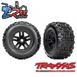 Neumáticos y ruedas ensamblados pegados Sledgehammer®17mm TRA9672