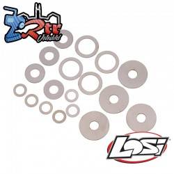 Kit Laminillas arandelas de ajueste Dif Baja Rey Losi LOS236002