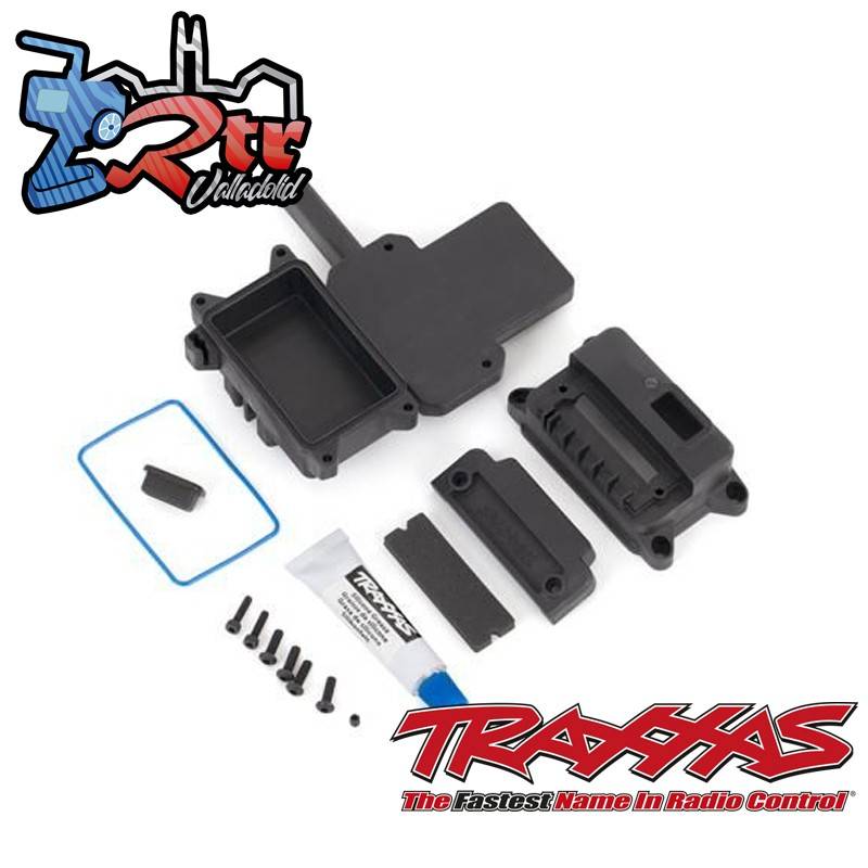 Caja estanca de receptor con base para esc Traxxas TRA9624