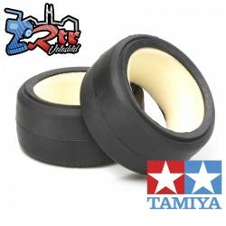 Neumáticos Narrow Racing Slicks 24mm Tamiya 51049