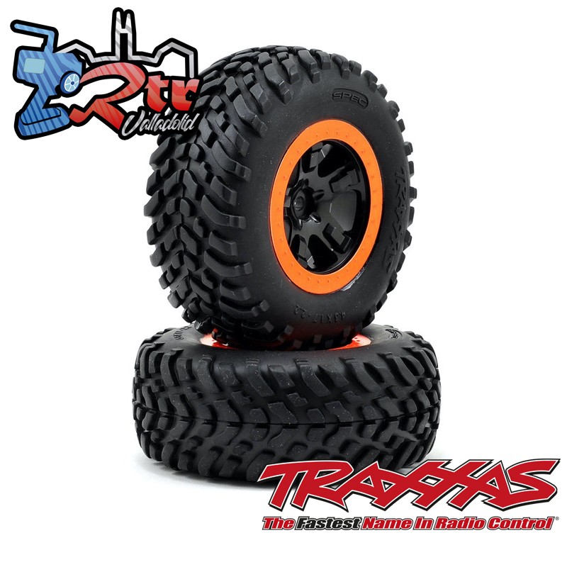 Neumáticos y ruedas ensamblados pegados SCT Traxxas TRA5863