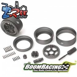 Llantas BoomRacing ProBuild™ 1.9 Spectre Ajustable Offset Aluminio 2 Unidades Negro/Mate Negro