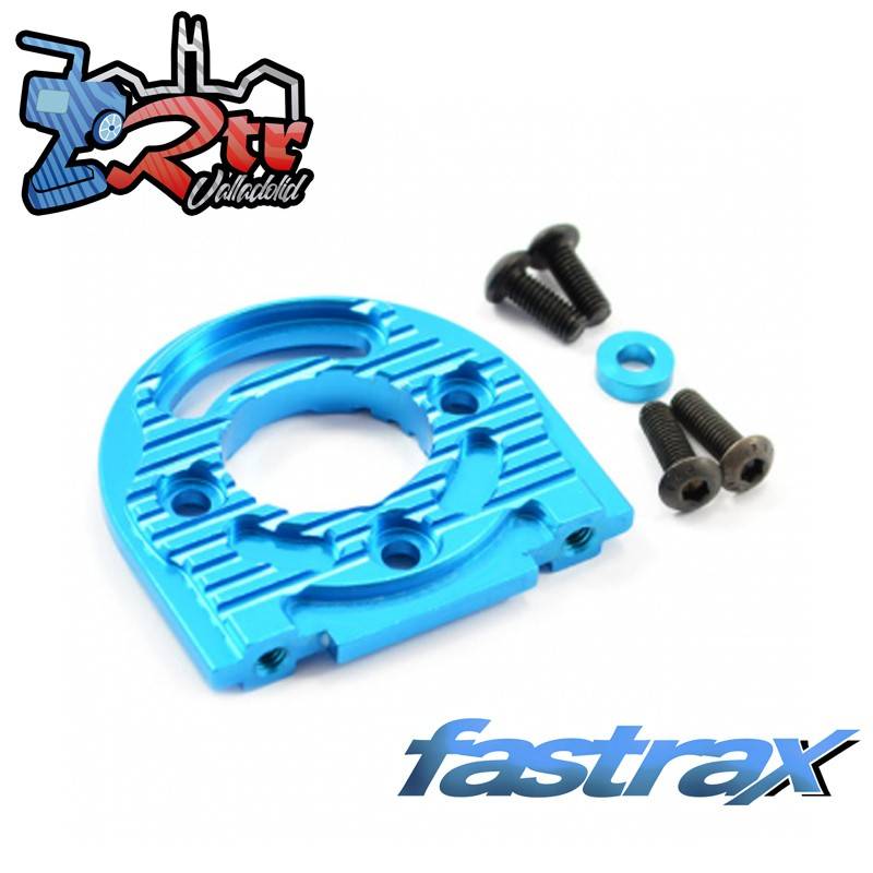 Soporte de motor ajustable Fastrax Tamiya TT-02 Aluminio Azul