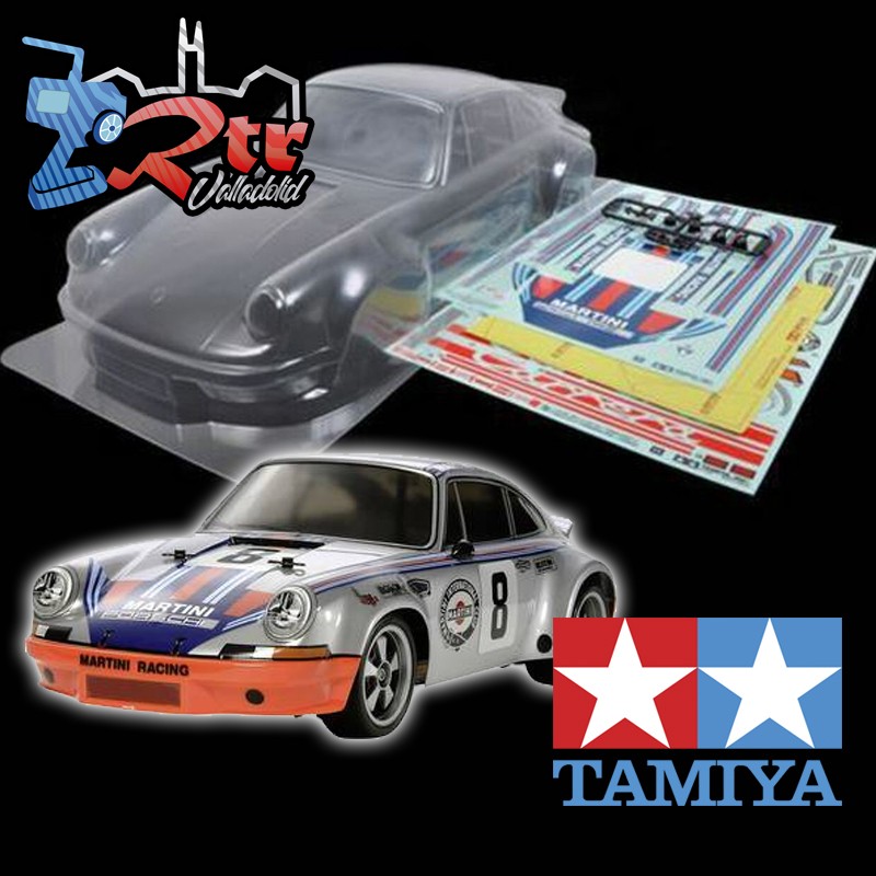 Carrocería 1/10 190mm Porsche 911 Carrera RSR Martini Transparente Tamiya 51543