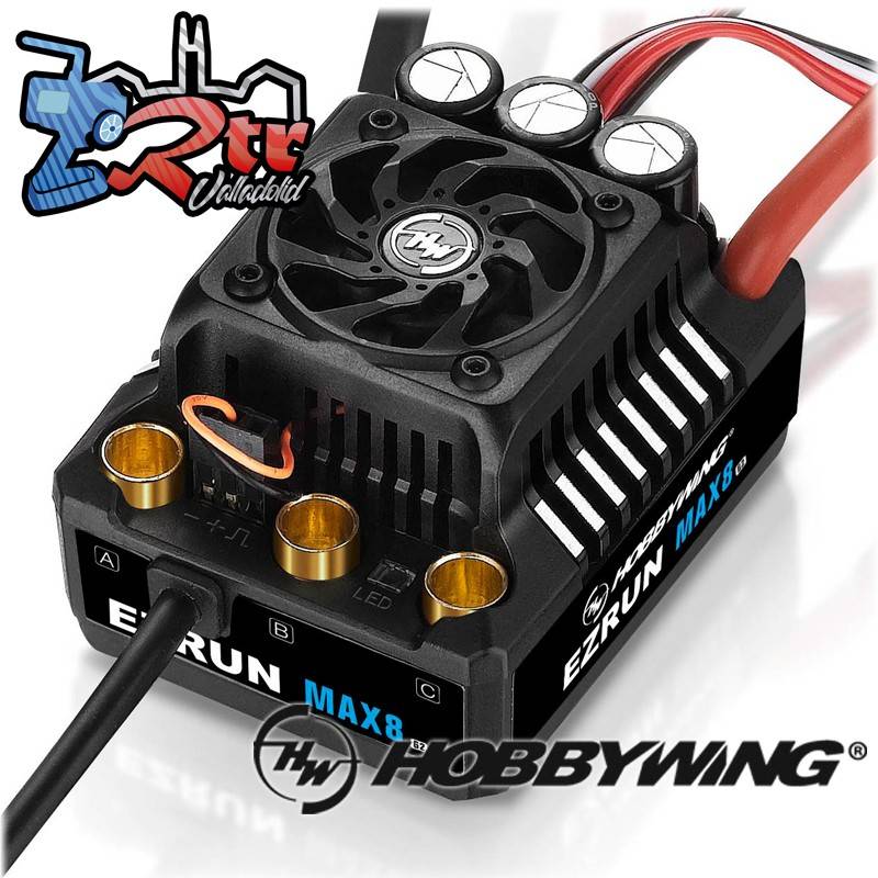 Hobbywing  Ezrun MAX8 G2 ESC Sensorless 160 Amp, 3-6s LiPo, BEC 6A