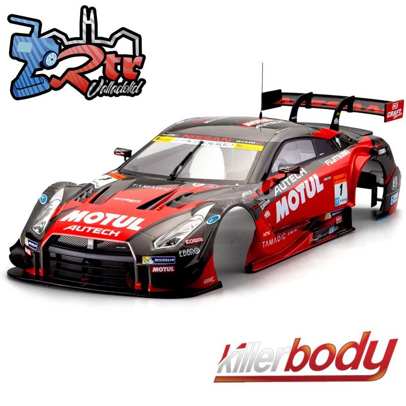 Carrocería KILLERBODY Nissan Motul Autech GT-R 201 1/10 Pintada 190mm