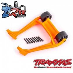 Barra antivuelco con ruedas, Anaranjada montada Traxxas TRA9576T