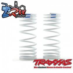 Muelles Traxxas delanteros progresivos, tasa +20 %, azul TRA6864