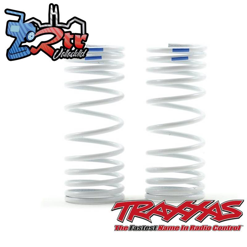Muelles Traxxas delanteros progresivos, tasa +20 %, azul TRA6864