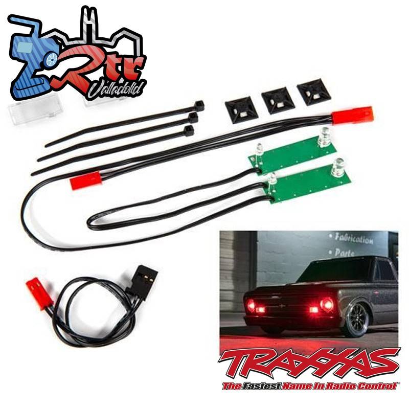 Juego de luces LED, frontal, completo rojas Traxxas TRA9496