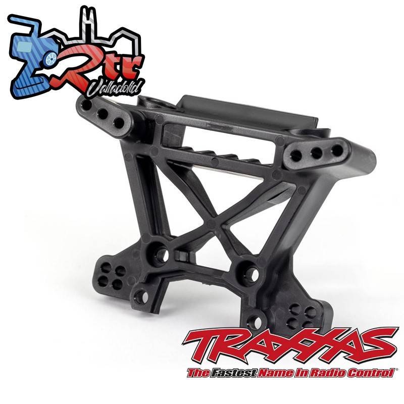 Torre de choque delantera negra para usar con el kit de actualización 9080 Traxxas TRA9038